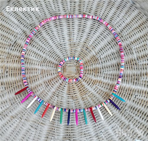 Слънчево настроение -- комплект гердан и гривна, снимка 6 - Бижутерийни комплекти - 28717901