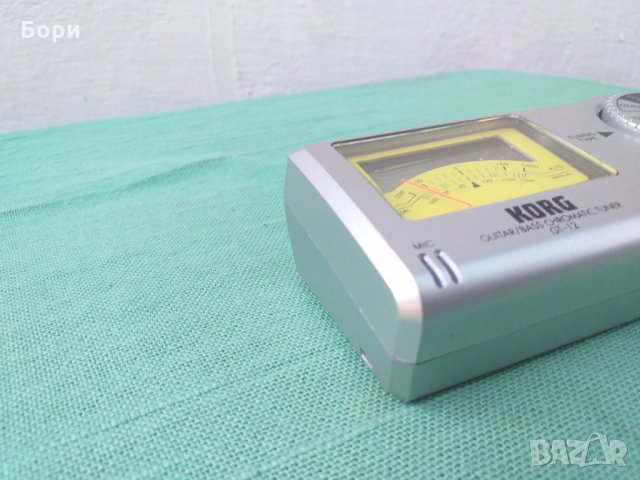 KORG GT 12 Guitar/Bass Tuner with analog meter, снимка 5 - Китари - 29286063