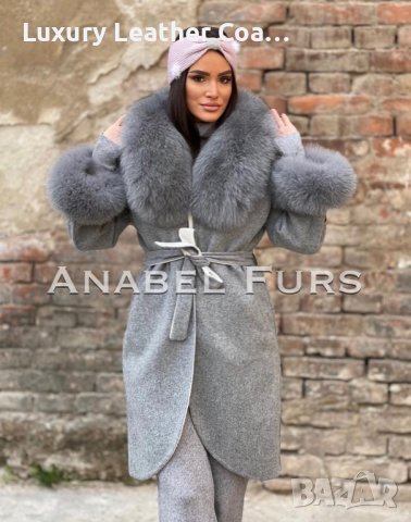 Дамско палто от естествен косъм лисица , снимка 6 - Палта, манта - 34851464