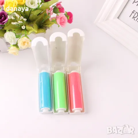 5524 Миеща силиконова ролка за обиране на косми по дрехи, снимка 8 - Мопове, кофи, четки и метли - 48402158