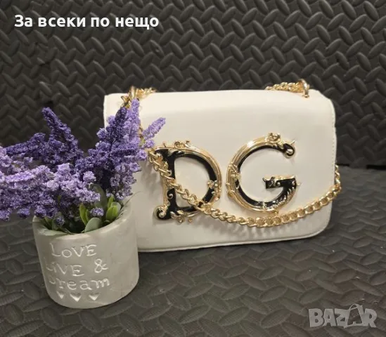 Дамска чанта с дълга дръжка, която става на две къси Dolce&Gabbana - 3 налични цвята, снимка 5 - Чанти - 47983753