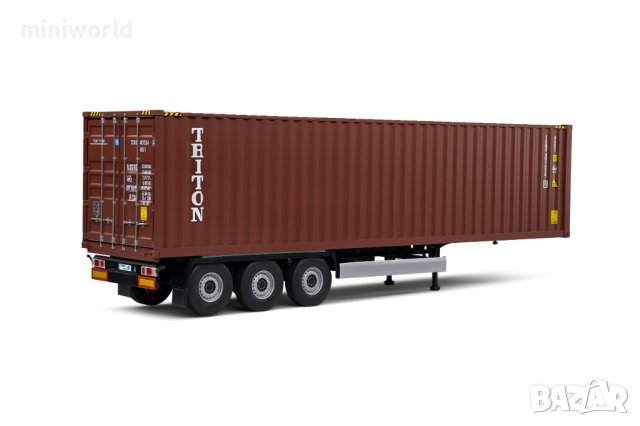 Полу-ремарке Container TRITON - мащаб 1:24 на Solido моделът е нов в кутия, снимка 7 - Колекции - 42920769