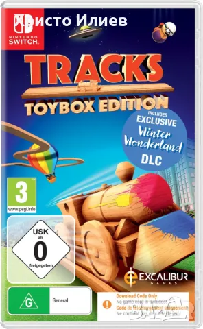 Nintendo Switch игра Tracks с влакове и релси за строене подарък дървено влакче Нинтендо, снимка 2 - Игри за Nintendo - 48995635
