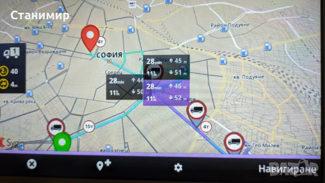 Навигация за камион с трафик, ADR и т.н. Таблет Samsung, снимка 4 - Други - 49648421