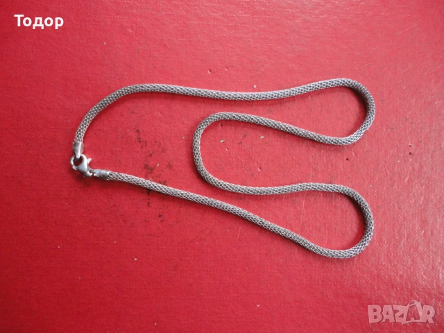 Невероятна сребърна верижка 9 , снимка 9 - Колиета, медальони, синджири - 53300238