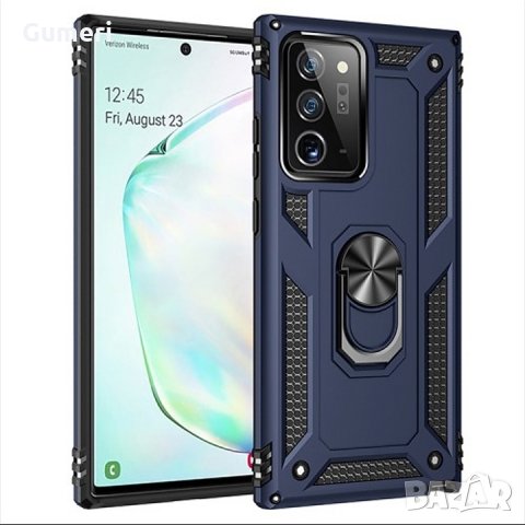 Samsung Galaxy Note20 / Samsung Galaxy Note20 5G Удароустойчив гръб с метален пръстен , снимка 5 - Калъфи, кейсове - 30304082