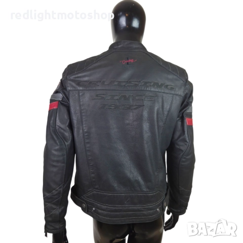 5379 | High Way | Мъжко кожено мото яке | 52 | 350 лв, снимка 3 - Аксесоари и консумативи - 52418994