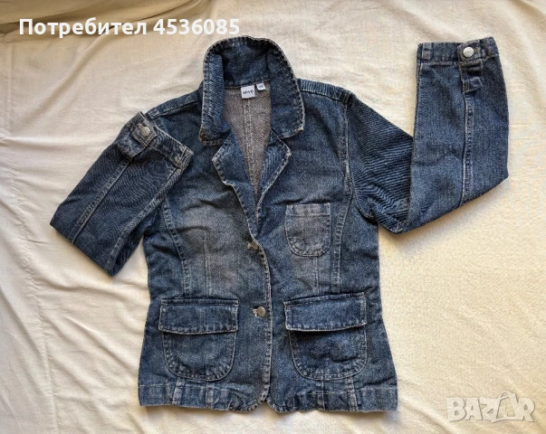 Детско дънково яке/сако-Alive, снимка 2 - Детски якета и елеци - 51172468