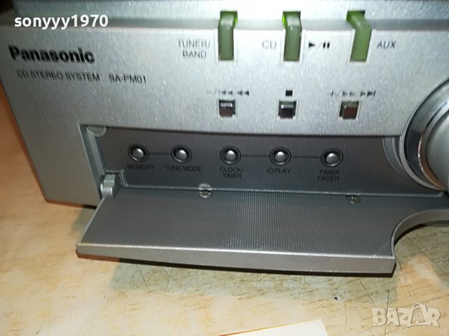 PANASONIC SA-PM01-CD/TUNER/AMPLI-SWISS 2010221227, снимка 11 - Аудиосистеми - 38392960