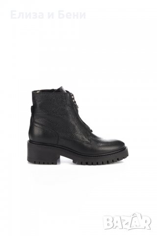 Нови естествена кожа боти кубинки About You, снимка 4 - Дамски боти - 35021490