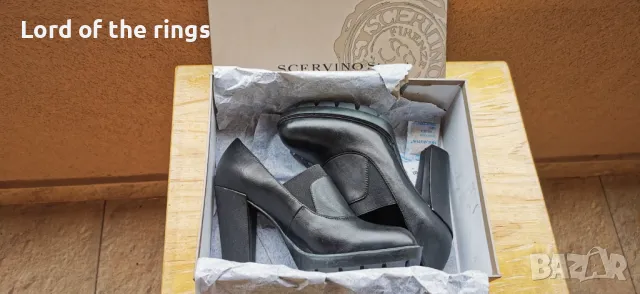 Маркови дамски елегантни кожени обувки SCERVINO STREET - 39 номер, снимка 2 - Дамски елегантни обувки - 49604767