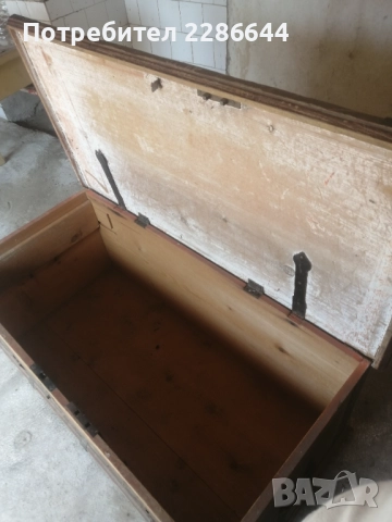Красив стар сандък за реставрация, снимка 5 - Антикварни и старинни предмети - 51736952