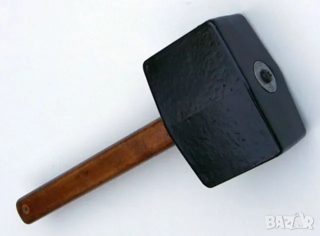 Нов UNITOOL Професионален Американски Гумен ЧУК 1,100 кг с дървена дръжкa 370 мм БАРТЕР, снимка 2 - Други инструменти - 50069046