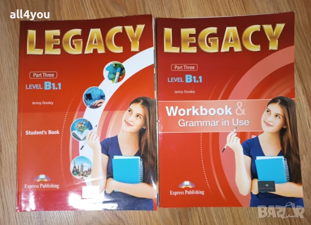 Legacy- нови учебници и тетрадки по английски език , снимка 3 - Чуждоезиково обучение, речници - 51253721