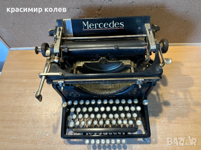 стара пишеща машина "MERCEDES Modell 5", снимка 2 - Антикварни и старинни предмети - 54126670