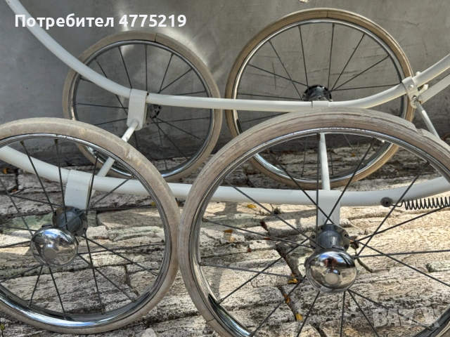 Silver Cross Freeway 1960s - винтидж бебешка количка, класика, снимка 3 - Детски колички - 53948687