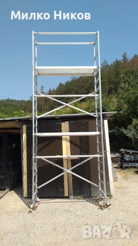 Мобилно алуминиево скеле, снимка 4 - Други машини и части - 52034930