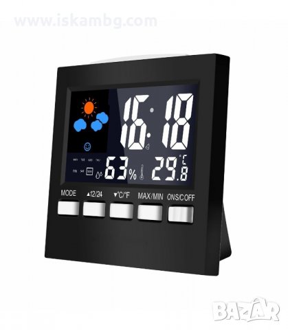 НАСТОЛЕН ВЛАГОМЕР-ТЕРМОМЕТЪР С ЧАСОВНИК - код 2159 , снимка 6 - Други - 33950075