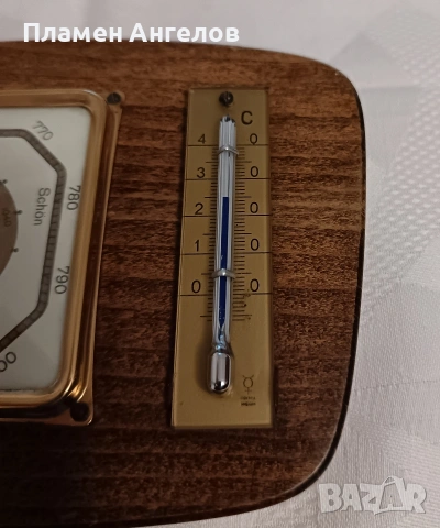 Ретро, автентичен немски барометър. , снимка 2 - Антикварни и старинни предмети - 54021515