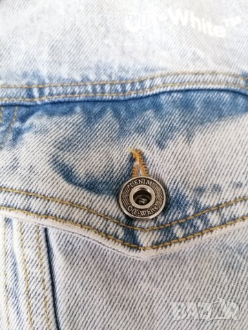 OFF-WHITE ОРИГИНАЛНО ДЪНКЕНО УНИСЕКС ЯКЕ , снимка 6 - Якета - 42749113