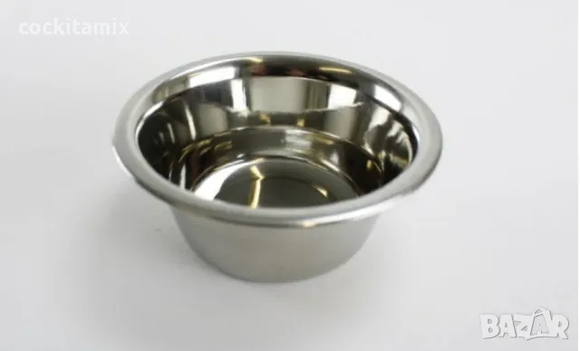 Купа подходяща за хранилка или поилка неръждаема стомана - 800мл