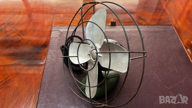 Старинно метално вентилаторче, снимка 6 - Антикварни и старинни предмети - 42789896