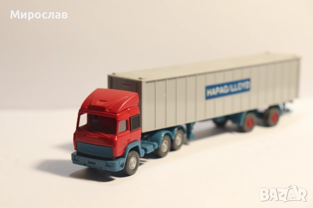 WIKING 1:87 H0 IVECO ФУРГОН КОНТЕЙНЕР КАМИОН TIR МОДЕЛ, снимка 2 - Колекции - 52501294