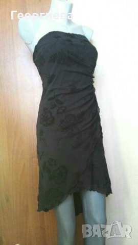 Стилна черна еластична рокля👗🍀XS,S,S/M👗🍀арт.463, снимка 3 - Рокли - 29789140