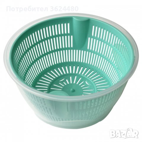 Уред за измиване и отцеждане на зелена салата и листни зеленчуци, снимка 7 - Прибори за хранене, готвене и сервиране - 40040199