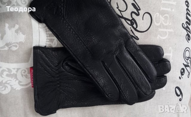 Продавам дамски кожени ръкавици, снимка 1 - Ръкавици - 39541618