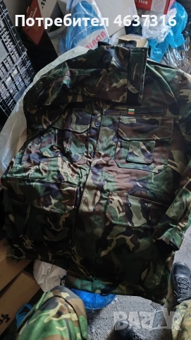 камуфлажен комплект шуба и клин с подплата