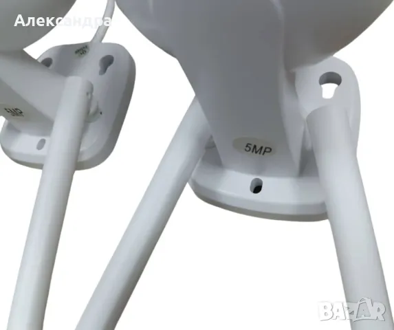 Безжичен WiFi комплект с 4 камери 4К Ultra HD+DVR за видеонаблюдение, снимка 8 - Камери - 49049359