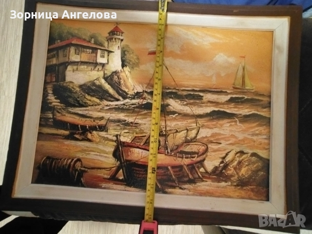 Картина на Димитър Генев. Подписана от автора , снимка 4 - Антикварни и старинни предмети - 52804032