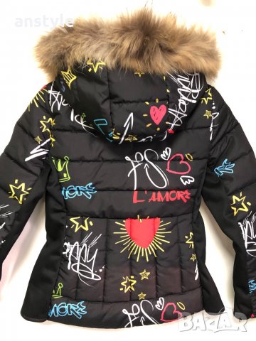 New яке с естествен косъм/реплика, снимка 2 - Якета - 30877141