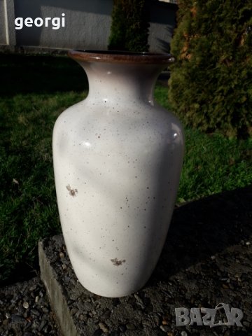 Голяма немска керамична ваза , снимка 6 - Вази - 31405064