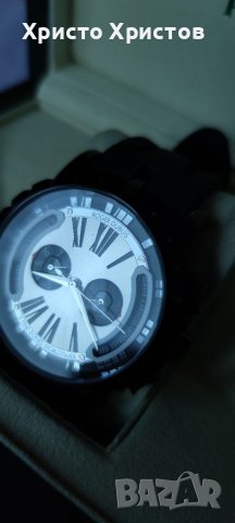 Top promo!!!Мъжки механичен луксозен часовник Roger Dubuis Excalibur 3 Time Zones Worldtimer, снимка 8 - Мъжки - 36762452