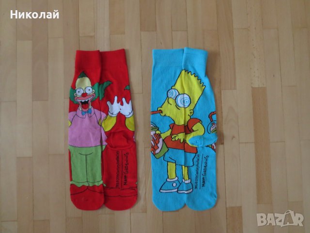 the simpsons чорапи, снимка 2 - Мъжки чорапи - 38130917
