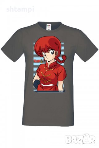 Мъжка тениска Ranma Saotome,Анимация,игра,Празник,Повод,, снимка 8 - Тениски - 38122408