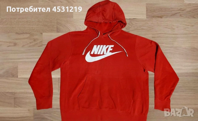 Ватирани суитчери Nike & Adidas RED , снимка 5 - Суичъри - 54323742