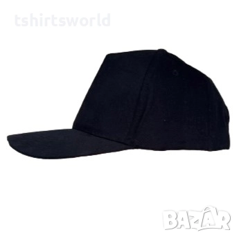 Нова шапка с козирка в черен цвят, снимка 5 - Шапки - 51678950