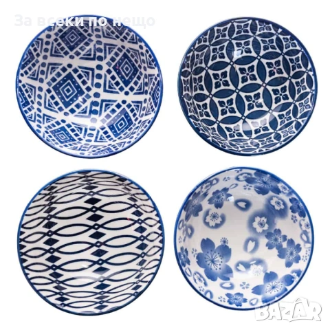 Комплект 4 керамични купички, различни модели Код P2029, снимка 3 - Съдове за готвене - 53937742