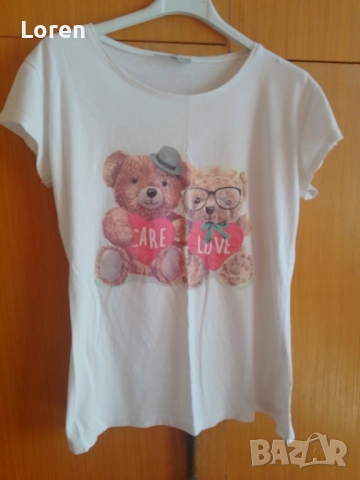 Подарявам!Тениска с две мечета, снимка 3 - Тениски - 51943271