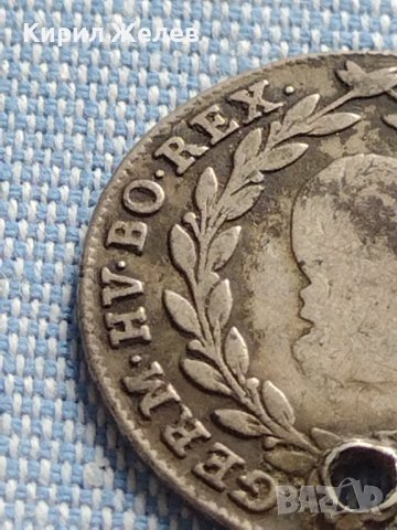 Сребърна монета 20 кройцера 1783г. Йозеф втори Будапеща Свещена Римска империя 13746, снимка 3 - Нумизматика и бонистика - 42888252