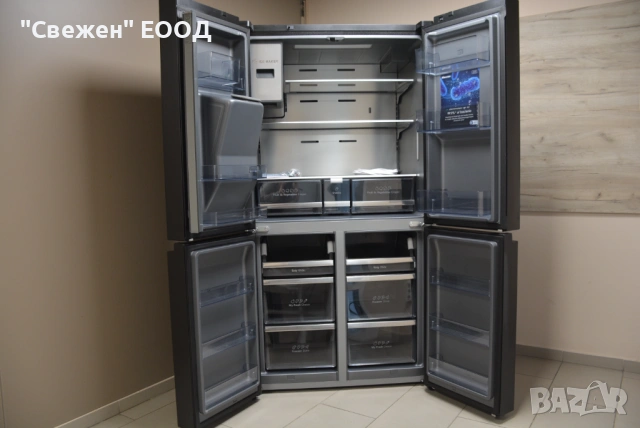 Хладилник с фризер HISENSE RQ760N4IFE Smart дисплей, Total No Frost, снимка 3 - Хладилници - 53333789