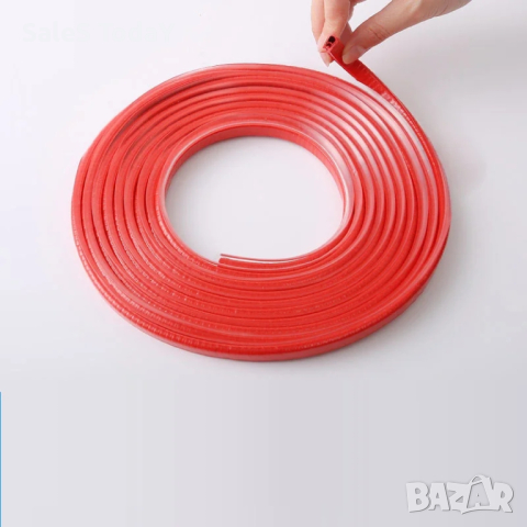 Лайсна за врата, Протектор, с стоманени сегменти, червен, 2,5 м., снимка 7 - Аксесоари и консумативи - 40435218