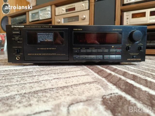 Pioneer CT-S610 Stereo Cassette deck, снимка 7 - Декове - 49915756