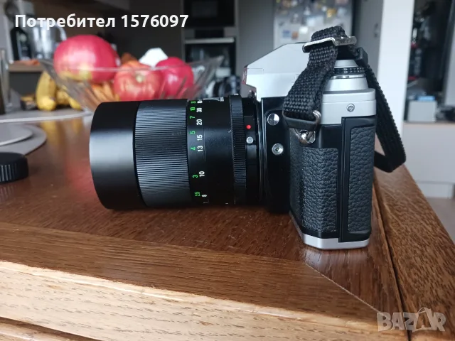 Фотоапарат Minolta X-300 и обектив Vivitar 135mm 1:2.8 Auto Telephoto, снимка 7 - Фотоапарати - 56243940