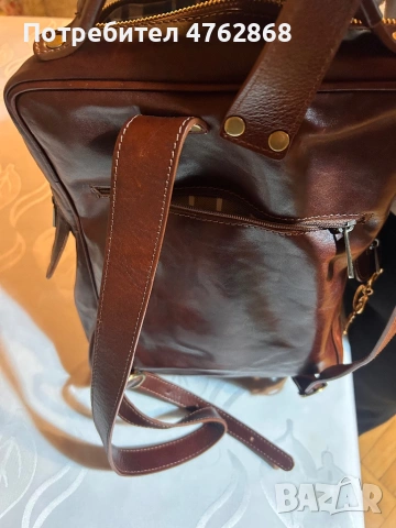 Раница от телешка кожа , снимка 5 - Раници - 53951188