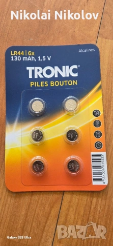 батерии lr44×6 130mah