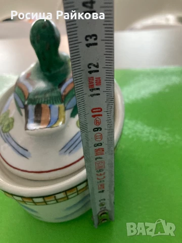 Винтидж ръчно рисувана китайско пате, снимка 4 - Декорация за дома - 51214752